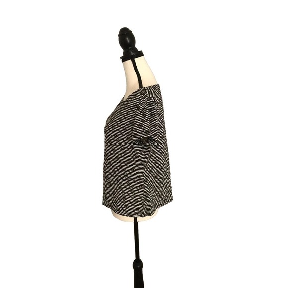 Anthropologie Postmark Women's Bennett Striped Embroidered Floral Knit Top - MED - Picture 2 of 9